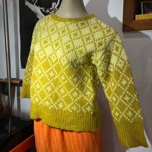 Maeve by Anthropologie yellow sweater XS